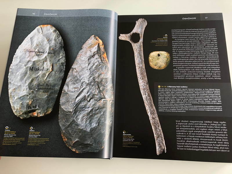 A Kárpát-Medence Ősi Kincsei by Vágó Ádám / A kőkortól a Honfoglalásig / Archeological treasue of the Carpathian Basin / Magyar Nemzeti Múzeum - Kossuth Kiadó / Hardcover 2015 (9789630984263)