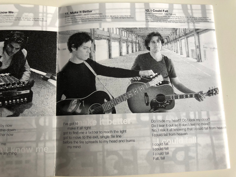 Evan and Jaron / Outerspace, Ready Or Not, The Distance, Pick up the Phone / Audio CD 2000 / Columbia Records / Col 5018102 (5099750181027)