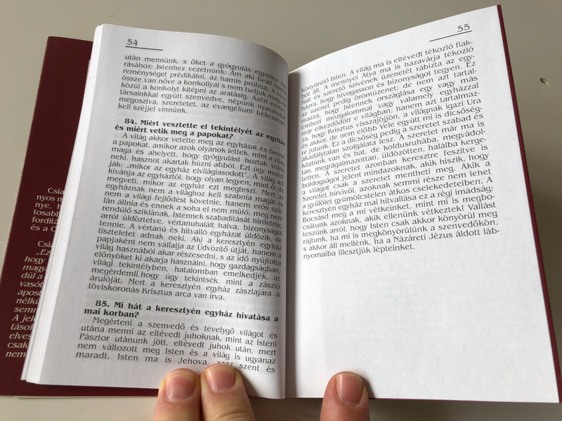 Bibliai Káté by Csia Lajos / Segítség a Bibliás gondolkodás eltanulásához / Hungarian language booklet - Study help to learn how to think biblically / Százszorszép Kiadó 2005 (9637673482)