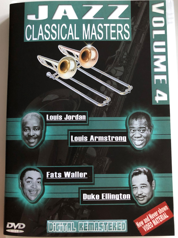 Jazz Classical Masters - Vol. 4 / DVD / Louis Armstrong, Fats Waller, Louis Jordan, Duke Ellington / Digitally remastered (8716718008123)