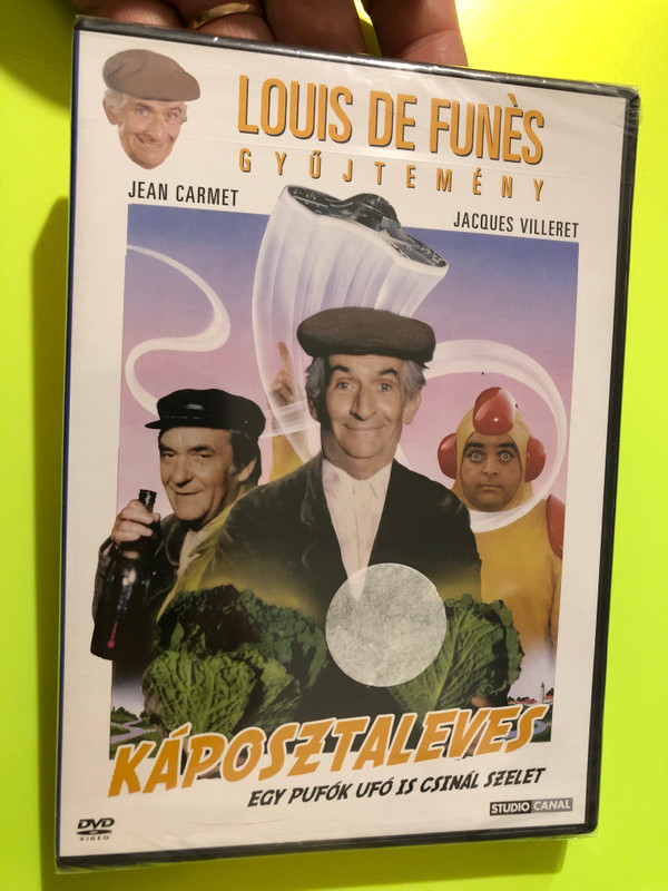 Le Soupe Aux Choux DVD 1981 Káposztaleves / Directed by Jean Girault / Starring: Louis De Funés, Jean Carmet, Jacques Villeret, Claude Gensac, Christine Dejoux / De Funés gyűjtemény