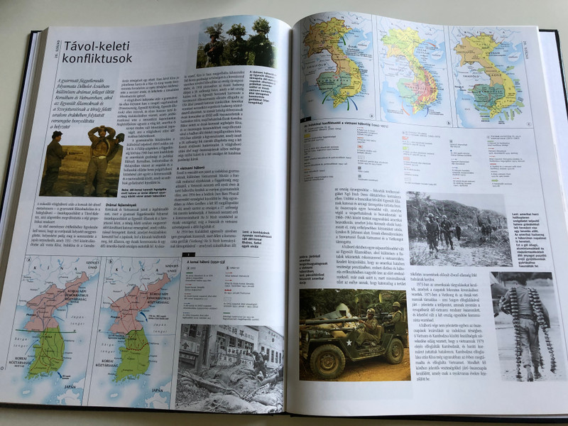 Nagy Képes Történelmi Világatlasz / Hungarian edition of Grande Atlante Storico Mondiale / Historical Atlas with Pictures With Timeline, and Word Glossary / Athenaeum 2003 (9639471035)