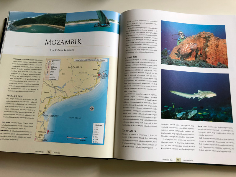 Búvár Világatlasz - A legjobb merülőhelyek Képes Kalauza / Hungarian edition of Dive Atlas of the World / Editor Jack Jackson, Illustrations Steven Felmore / Atenaeum 2003 (9639471895)