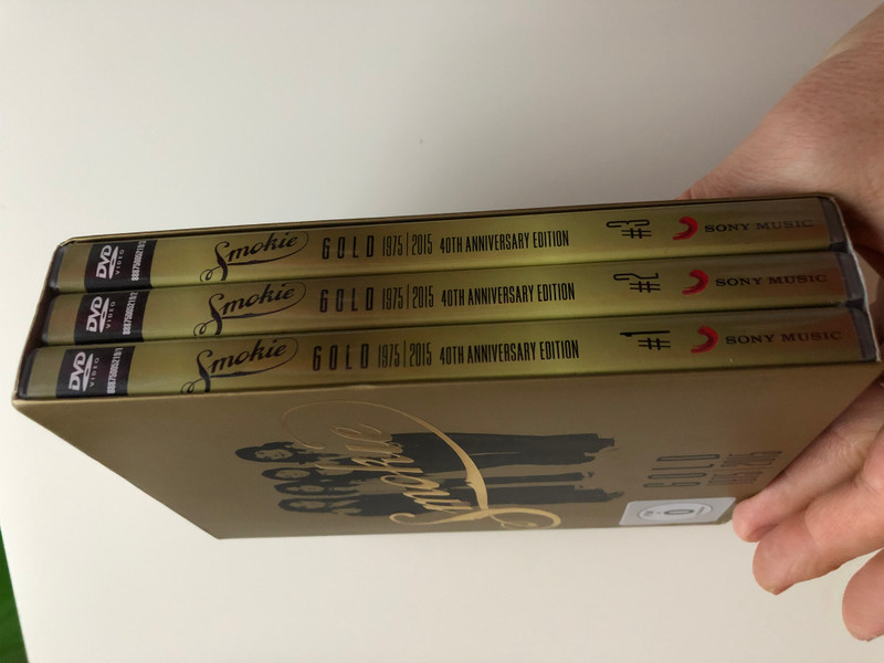 Smokie Gold 1975 - 2015 DVD 40th Anniversary Edition / The Definitive Smokie Anthology / All the Greatest Hits / TV Appearances from Around the World, Documentaries and interviews, Extensive Bonus Features / Sony Music / 3 DVD set (888750052193)