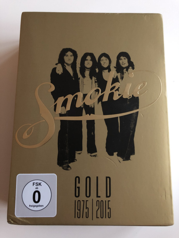 Smokie Gold 1975 - 2015 DVD 40th Anniversary Edition / The Definitive Smokie Anthology / All the Greatest Hits / TV Appearances from Around the World, Documentaries and interviews, Extensive Bonus Features / Sony Music / 3 DVD set (888750052193)