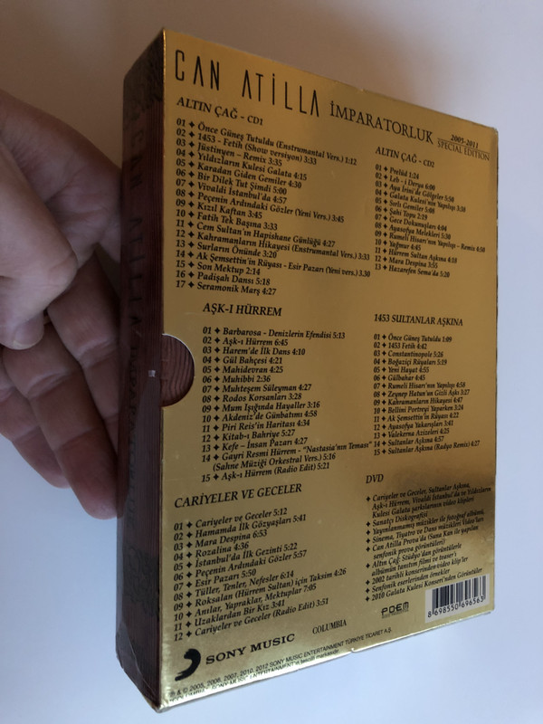 Can Atilla - Imparatorluk 2005 - 2011 "The Empire" / Special Edition 5 CD - 1 DVD - 56 Pg Exclusive Booklet / Sony Music (8698550696563)