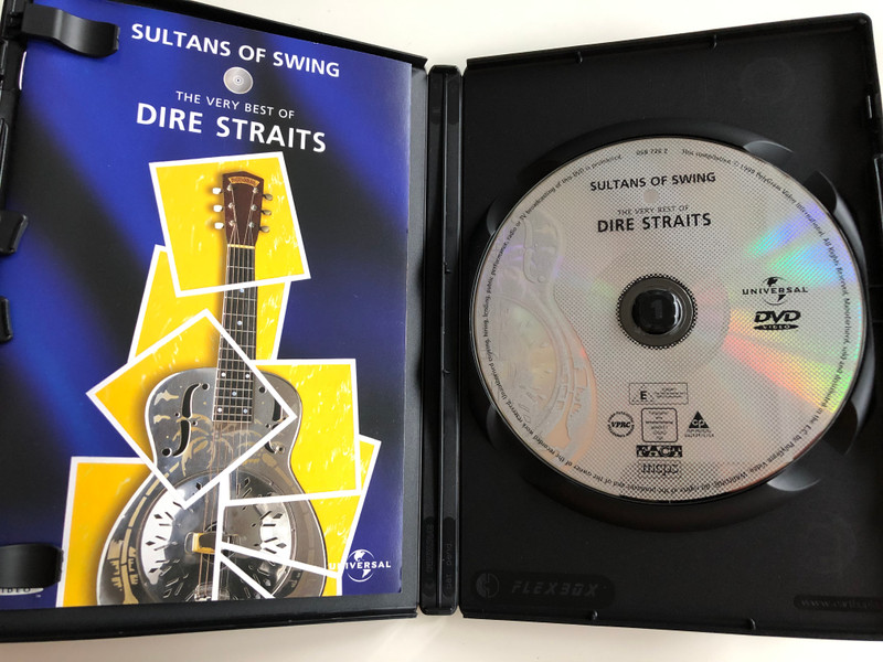 The Very Best of Dire Straits DVD 1999 / Sultans of Swing, Romeo and Juliet, Twisting by the Pool, Love Over Gold, Walk of Life / Audio Interview with Mark Knopfler / Universal (044005872620)