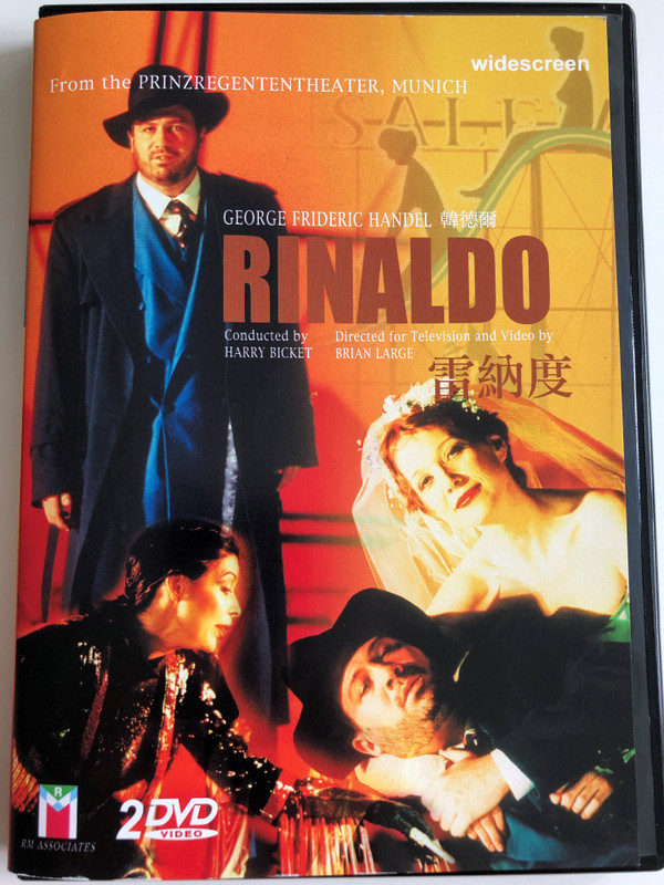 George Frideric Handel (韓德爾) - Rinaldo (里纳尔多) 2 DVD / Opera Seria in Three Acts / Prinzregententheater, Munich / Conducted by Harry Bicket / Directed for video Brian Large (4719864107607)