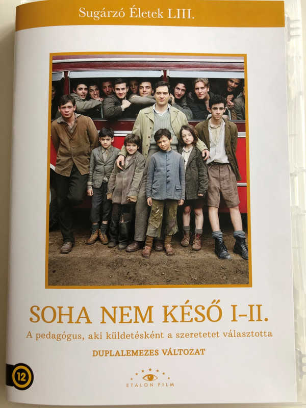 Non É Mai Troppo Tarti I-II. DVD 2014 Soha nem Késő I-II. / Directed by Giacomo Campiotti / Starring: Claudio Santamaria, Nicole Grimaudo, Gennaro Mirto, Lucio Mscino, Alberto Molinari / 2 DVD (5999886090142)