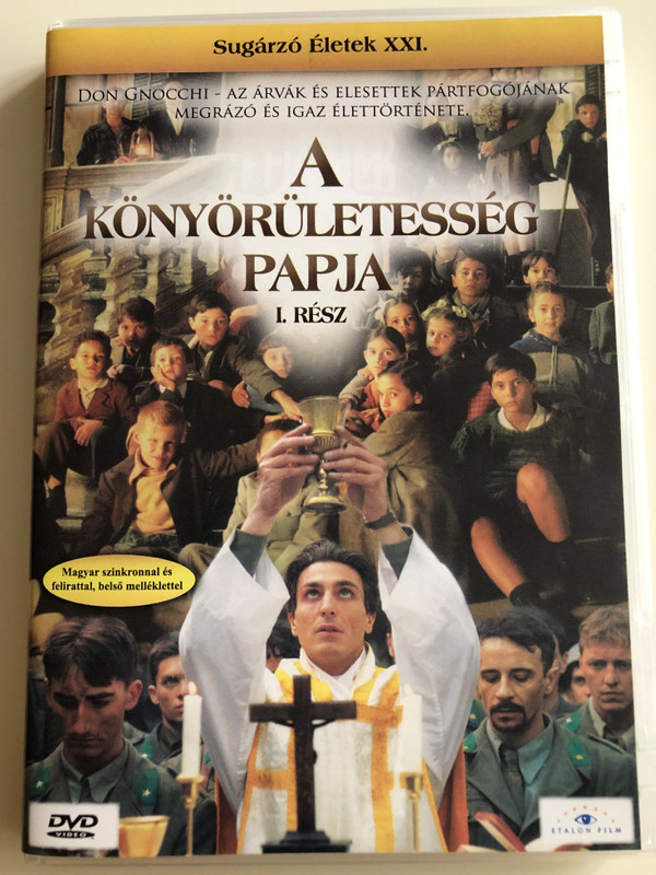 Don Gnocchi - L'angelo dei bimbi 1. / Father of Mercy 1. DVD 2004 A könyörületesség Papja 1.rész / Directed by Cinzia Th Torrini / Starring: Daniele Liotti, Giulio Pampiglione, Francesco Martino (5999883203255)
