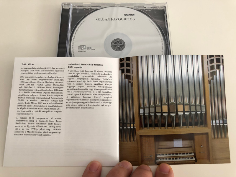 J. S. Bach, Mendelssohn, Schumann - Organ Favourites / Miklós Teleki organ / Hungaroton / Audio CD 2018 HCD 32809 (5991813280923) 