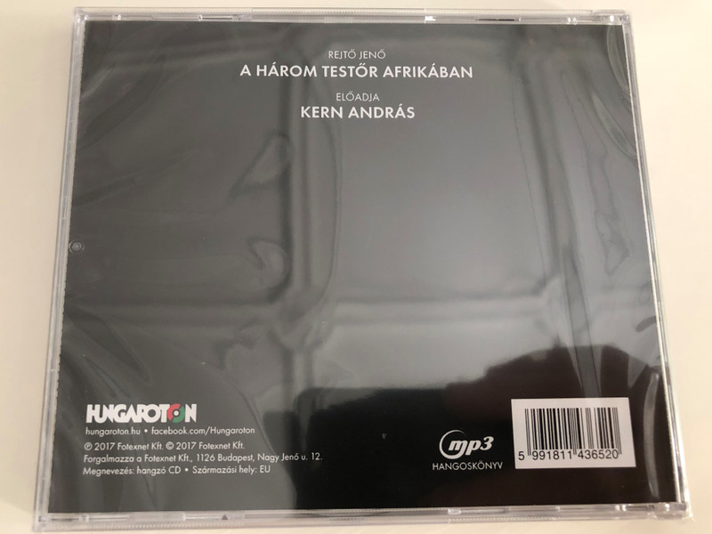 A Három testőr Afrikában by Rejtő Jenő (P. Howard) / The Three Musketeers in Africa - Audio Book read by Kern András / Hungaroton / Audio CD 2017 (5991811436520)