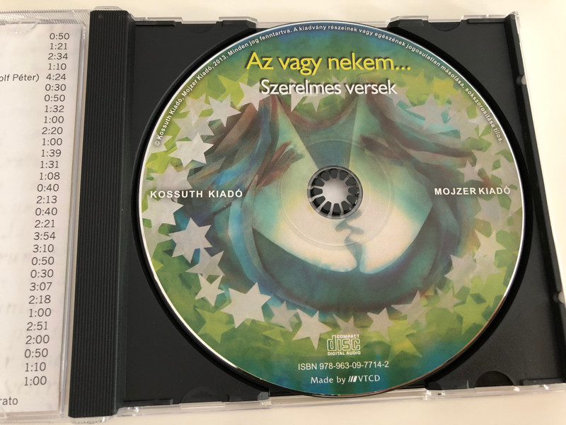 Az vagy nekem ... / Szerelmes versek / Hangzó líra / Hungarian Love Poetry / Audio CD 2013 / Kossuth-Mojzer (9789630977142)