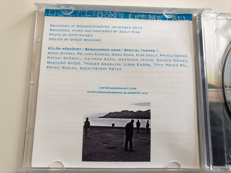 Ne hagyj elesnem - Don't let me Fall / Audio CD 2012 / Nagy János, Mókus, Mogyoró Kornél / Christian Hymns and Praises / Luther Kiadó (5998272700429)