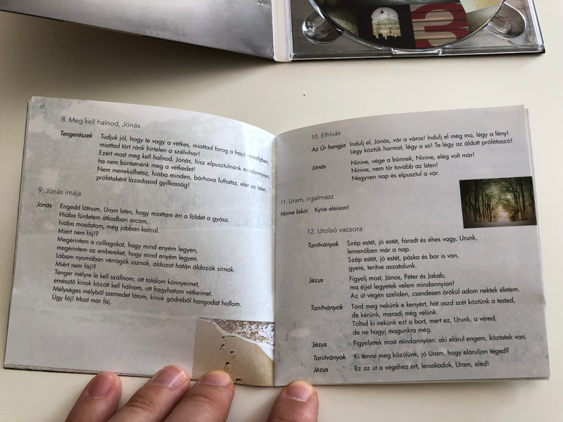 Jónás és Jézus - Rockoratórium / Júdás vívódása, Vihar, A Bűnös Asszony, Jónás imája, Uram irgalmazz, Gecsemáné, Pilátus, Heródes, A próféta panasza / Audio CD 2013 / Luther kiadó (5998272700542)