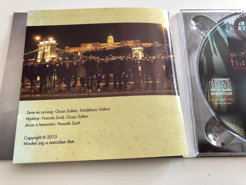 Jónás és Jézus - Rockoratórium / Júdás vívódása, Vihar, A Bűnös Asszony, Jónás imája, Uram irgalmazz, Gecsemáné, Pilátus, Heródes, A próféta panasza / Audio CD 2013 / Luther kiadó (5998272700542)