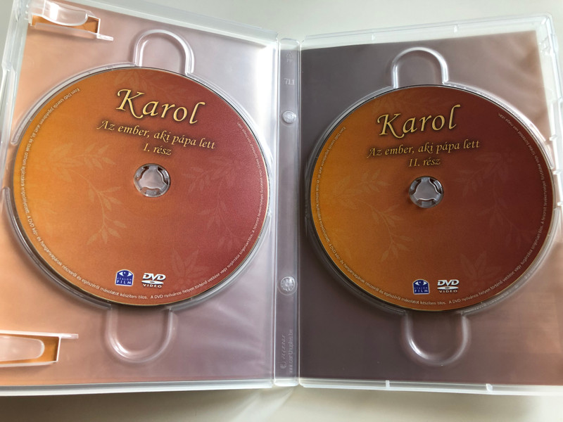 Karol - Un uomo Diventato Papa (Karol - a man who became Pope) DVD 2005 Karol - az ember aki Pápa lett / Directed by Giacomo Battiato / Starring: Piotr Adamczyk, Malgorzata Bela, Ken Duken, Hristo Shopov, Ennio Fantastichini, Violante Placido / 2 part film - 2 DVD (599883203842)