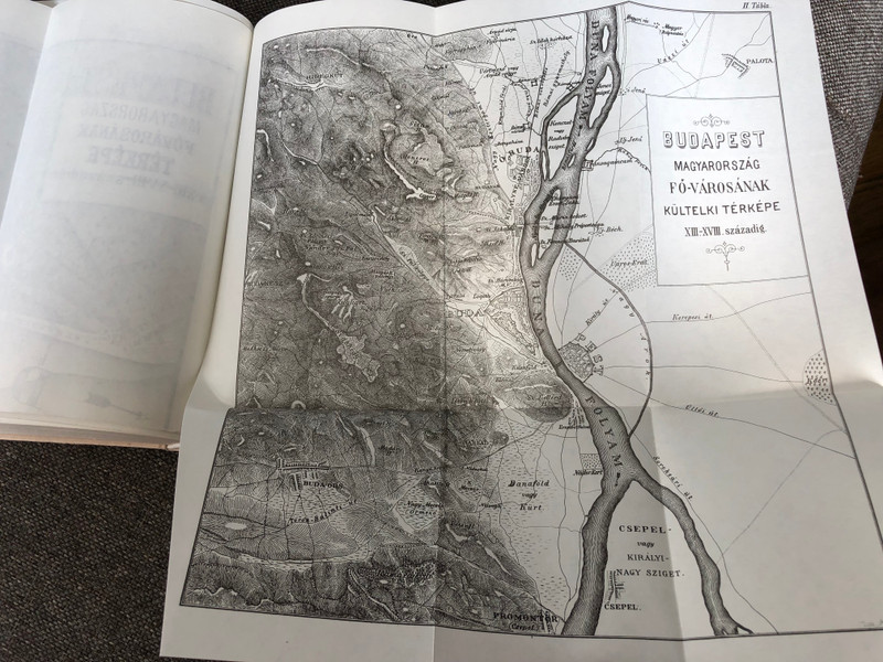 Buda-Pest és környékének Helyrajzi történet bt Rupp Jakab / Két Térképpel / Topographic history of Buda-Pest in Hungarian language/ With 2 maps / MTA Történelmi Bizottsága 1868 (1987 Reprint) (9632920260)