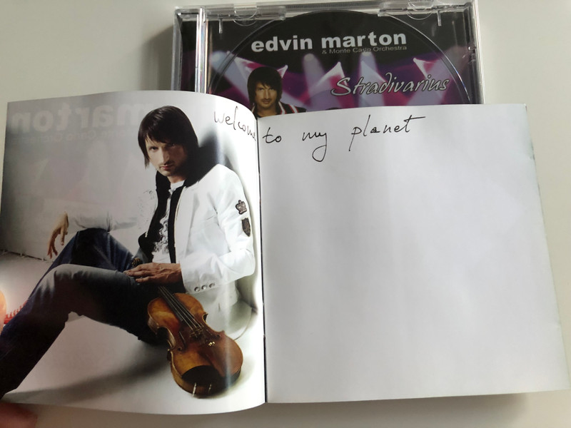 Edvin Marton & Monte Carlo Orchestra / Stradivarius / Tosca Fantasy, Vivaldi Spring, Romeo and Juliet, My love is Deep, Ibiza, O Sole Mio, Hungarian Rhapsody No.6 / Audio CD 2006 / Bross music (5999882983011)