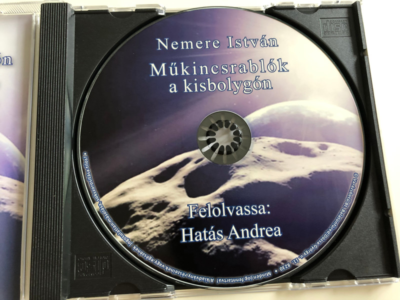 Műkincsrablók a kisbolygón by Nemere István / Teljes Szöveg / Hungarian language Audio Book / Read by Hatás Andrea / Directed by Kazal Kolos / Varázsbetű Hangoskönyv / MP3 CD (978963850034)