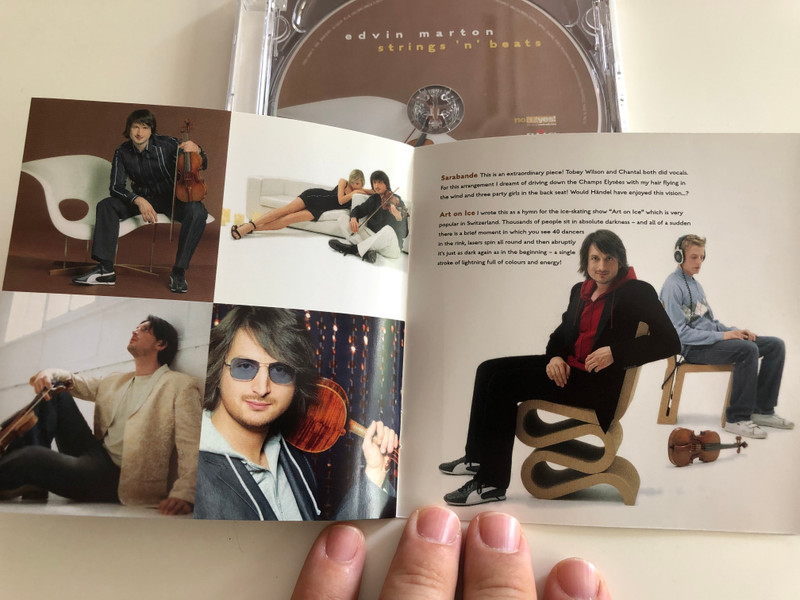 Edvin Marton - String 'n' beats / Bitter Sweet Symphony, Birdman, Gloomy Sunday, Wind of Spring / Violin meets DJ / Audio CD 2005 / BMG Classics