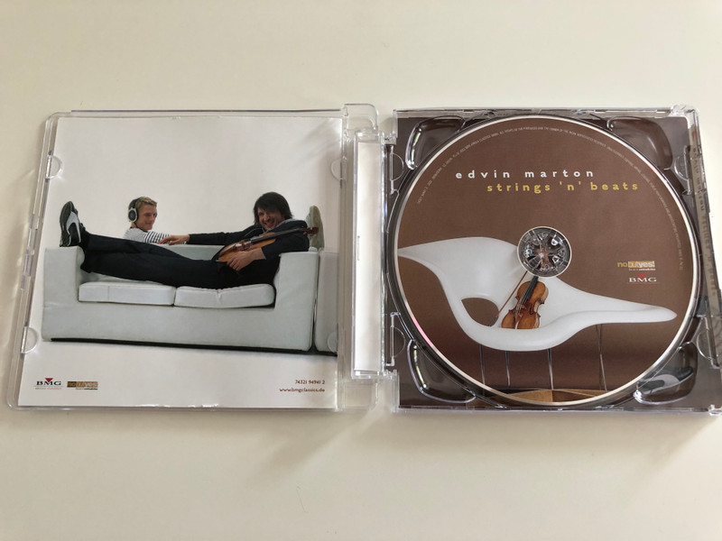 Edvin Marton - String 'n' beats / Bitter Sweet Symphony, Birdman, Gloomy Sunday, Wind of Spring / Violin meets DJ / Audio CD 2005 / BMG Classics (743219494122)