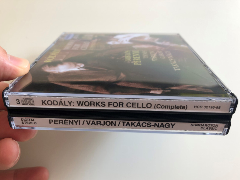 Kodály - Works for Cello (Complete) / Miklós Perényi, Dénes Várjon, Gábor Takács-Nagy / Hungaroton Classic / HCD 32196-98 / Audio CD SET - 3 discs (5991813219626)