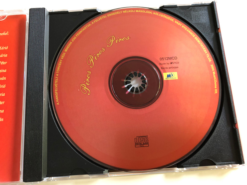 MCD Mulatós - Piros, Piros, Piros / Népdalok modern mulatós köntösben / Audio CD 2006 / 0512MCD / Hungarian Folk Music (0512MCD)