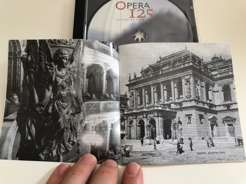 Opera 125 / 125 éves az Operaház / 125 Years of the Hungarian Opera House (1884 - 2009) /Stars of the Hungarian Opera / Az Operaház csillagai Vol. 1/4 / Hungaroton Classic HCD 32661 / Audio CD 2009 