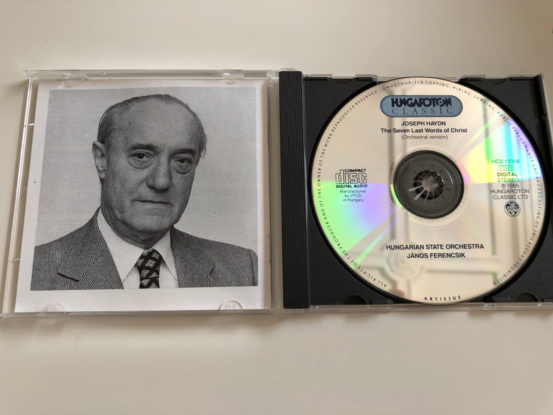 Haydn - The Seven Last Words of Christ / Orchestral Version - Hungarian State Orchestra / Conducted by János Ferencsik / Hungaroton HCD 12358 / Audio CD 1995 (HCD12358)