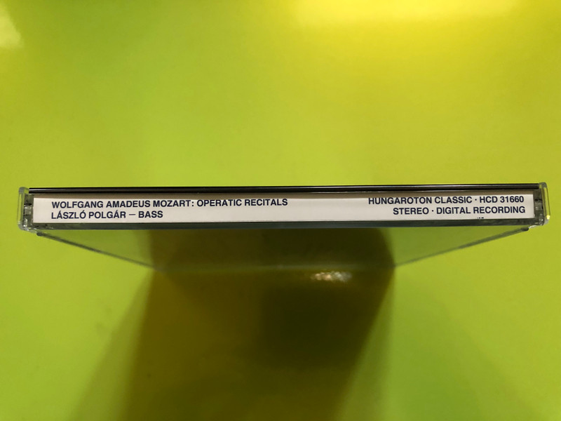 W. A. Mozart - Arias / László Polgár bass / Die Entführung aus dem Serail, Le Nozze Di Figaro, Don Giovanni, Die Zauberflöte, La clemenza di Tito / Concert Arias / Audio CD 1998 / Hungaroton HCD 31660 (5991813166029)