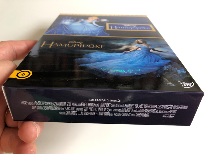 Cinderella Box Set 2 DVD 2015 Hamupipőke dupla DVD doboz / Animated movie (1950) and 2015 film release / Directors: Clyde Geronimi, Hamilton Luske, Wilfred Jackson, Kenneth Branagh / Starring: Cate Blanchett, Lily James, Richard Madden, Stellan Skarsgard / 2 DVD / Disney (5996514020823)