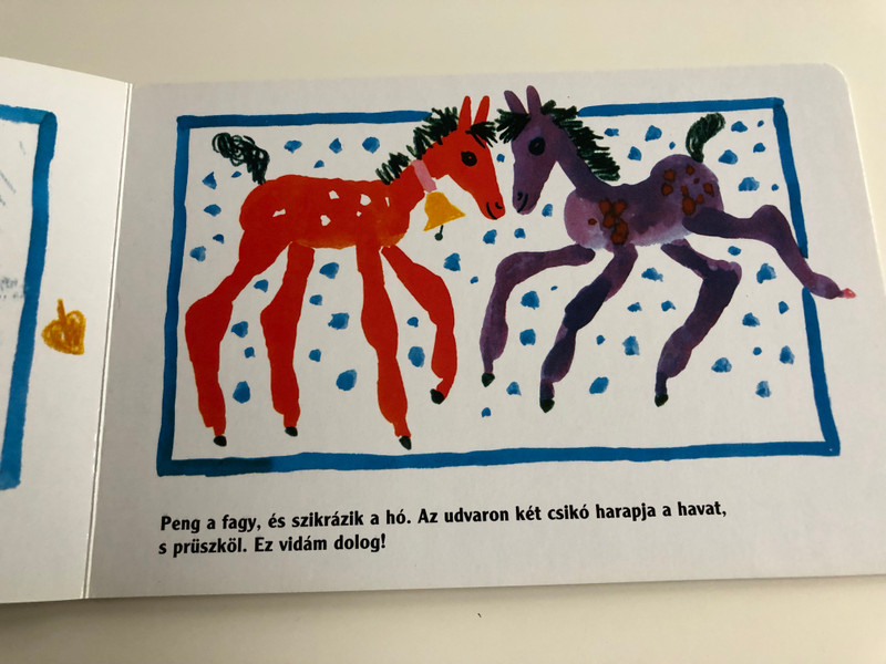 Szomorú, vidám by Mészöly Miklós / Reich Károly Rajzaival / Móra / Sad, Happy - 2nd edition / Board book for children about happy and sad things / Móra 2010 (9789631187502)