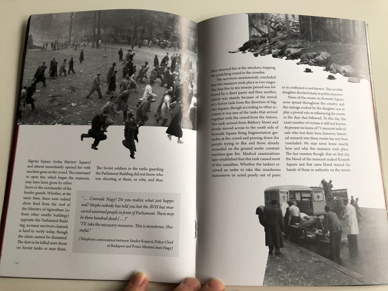 1956 - The Kossuth Lajos Square Massacre and its Memorial by Csaba Németh / The Kossuth Square Booklets / English language Documentary Booklet (9789639848764)