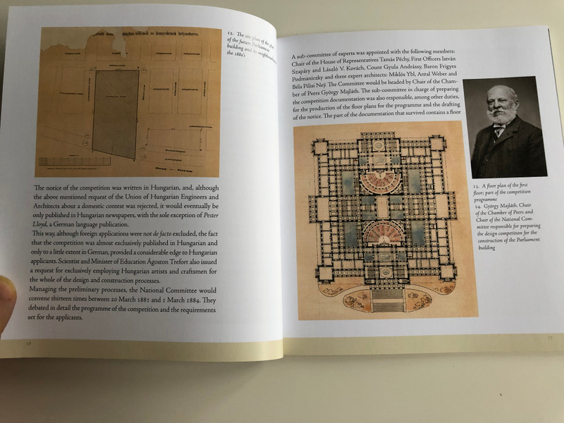 The Architectural History of the Hungarian Parliament Building by Dorottya Andrássy / Parliament Guide Books / Országház Kiadó 2018 (9786155674075)