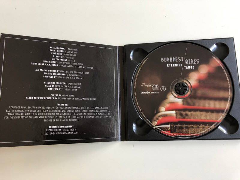Budapest Aires - Eternity Tango / Audio CD 2015 / Pimodan Records (5999886659028)