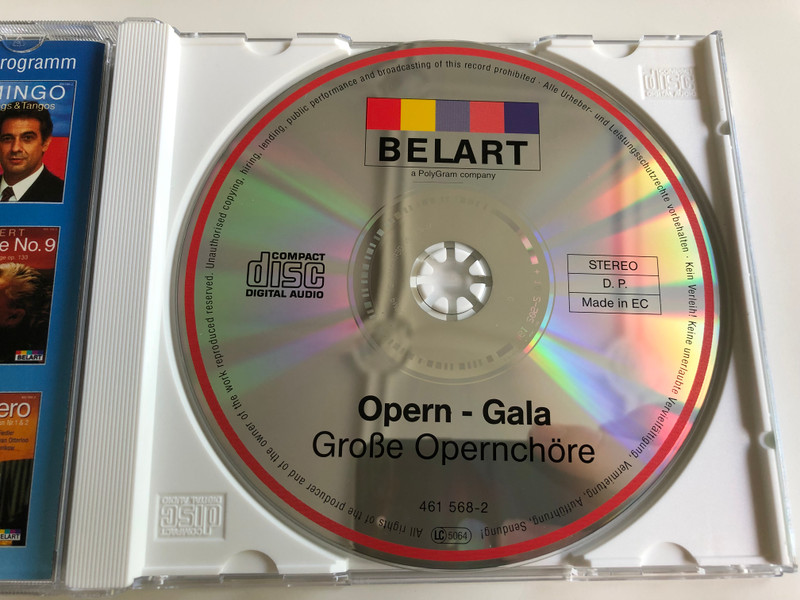 Opern-Gala - Großе Opernchöre / Verdi, Puccini, Wagner, Beethoven, Mozart / Conducted by Herbert von Karajan, Rafael Kubelik, Karl Böhm, Lorin Maazel / Audio CD / 461 568-2 