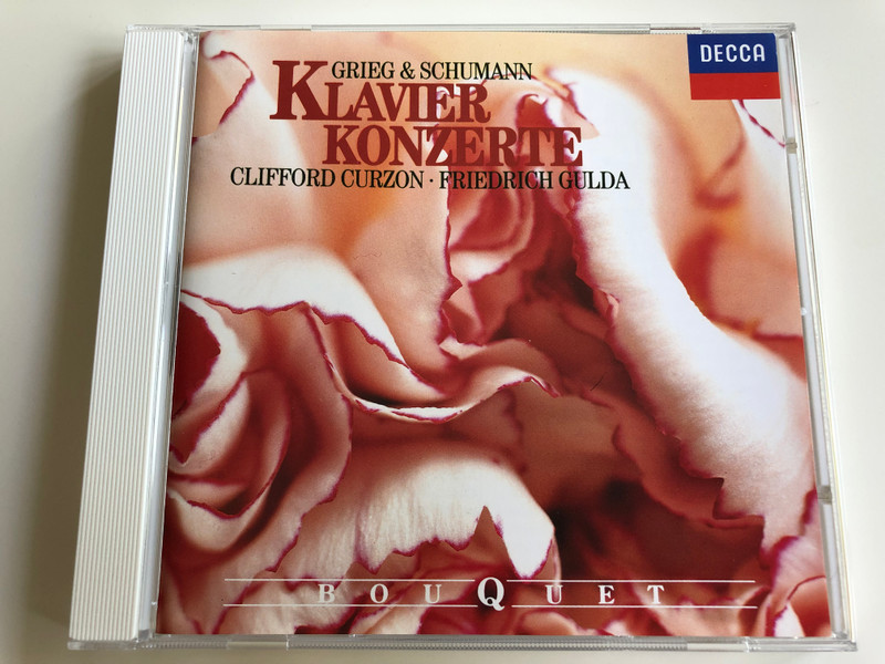 Grieg & Schumann - Klavier Konzerte / Clifford Curzon - Friedrich Gulda / Bouquet / Audio CD 1992 (028943650724)