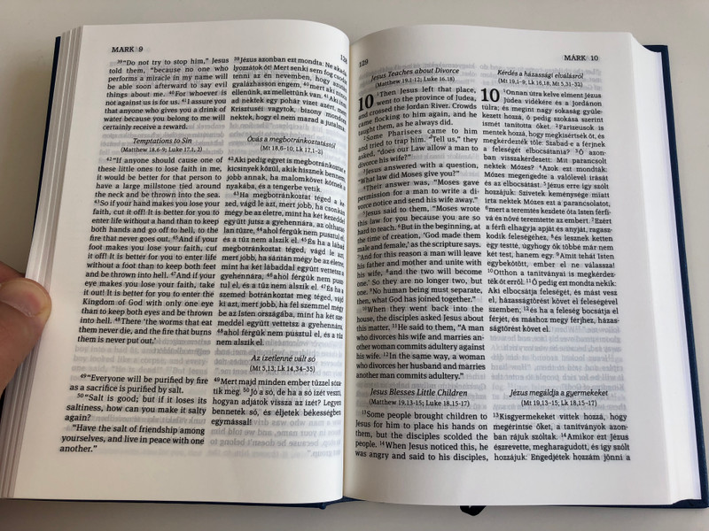 New Testament (Good News Translation) / Újszövetség RÚF / English - Hungarian Bilingual New Testament / Parallel column text / Hardcover / Magyar Bibliatársulat 2019 (9789635584048)