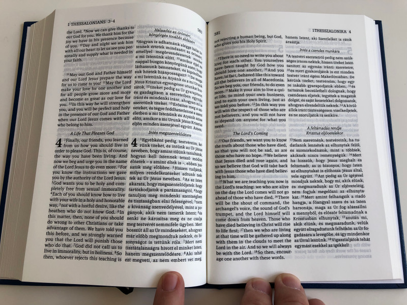 New Testament (Good News Translation) / Újszövetség RÚF / English - Hungarian Bilingual New Testament / Parallel column text / Hardcover / Magyar Bibliatársulat 2019 (9789635584048)
