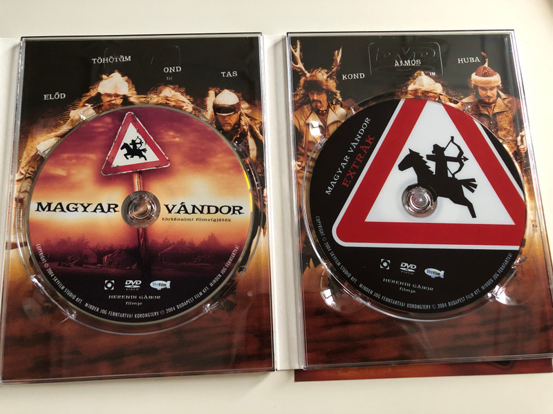 Magyar Vándor DVD 2004 Hungarian Wanderer / Directed by Herendi Gábor / Starring: Gesztesi Károly, Gyuriska János, Greifenstein János, Seress Zoltán, Szabó Győző, Szervét Tibor, Hajdu Steve/ 2 disc extra edition / Hungarian Historical Comedy (5999544250123)