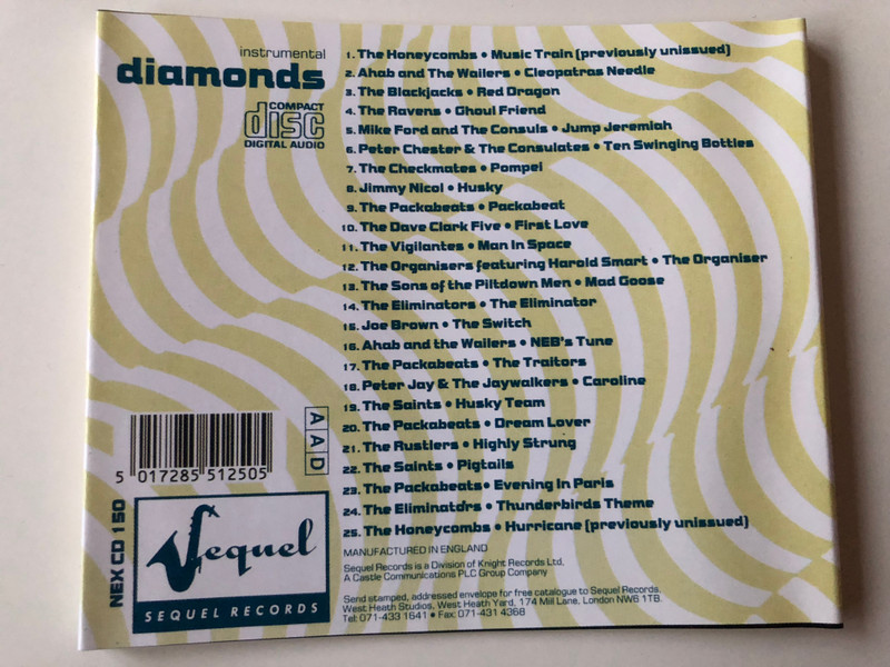  Instrumental diamonds 2 - Highly strung / British 60's Instrumentals including two previously Unissued honeycomb tracks / Audio CD / Sequel Records (5017285512505)