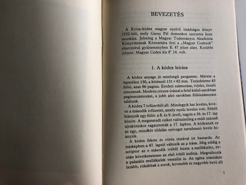 Kriza-Kódex 1532 / A nylevemlék hasonmása és betűhű átirata / Magyar Nyelvtudományi Társaság 1988 / Régi Magyar Kódexek 5. szám / Old hungarian Codex transcript (9634621805)