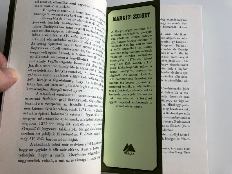 Margit-Sziget by Törs Kálmán / Hungarian language presentation book about the Margit-Sziget bath and resort / Athenaeum 1872 (9635643535)