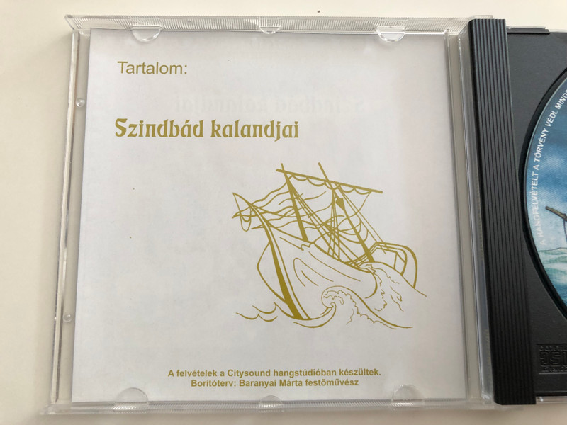 Szindbád kalandjai / MCD Mesetár / Audio Book Read by Molnár Piroska / Audio CD 2003 (5998175161518)