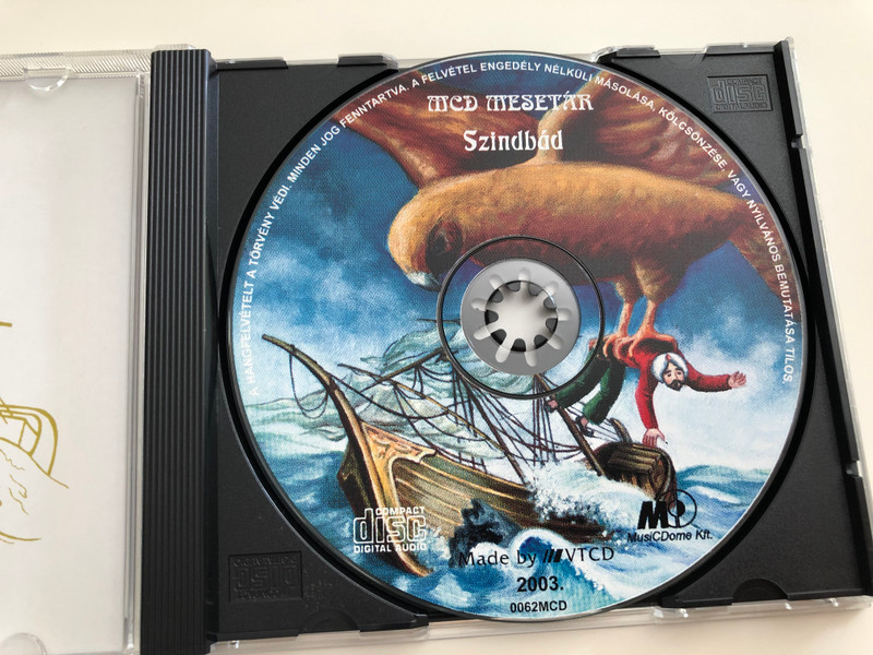 Szindbád kalandjai / MCD Mesetár / Audio Book Read by Molnár Piroska / Audio CD 2003 (5998175161518)