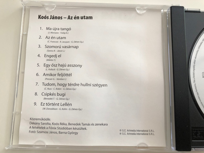 Koós János - Az Én utam / Audio CD / 07222 RNR (5998557172224)