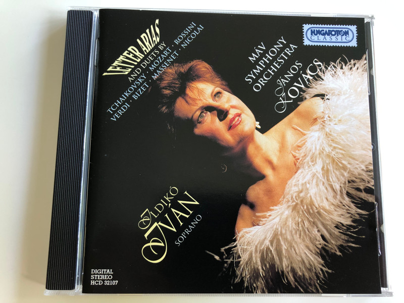  Letter Arias and Duets by Tchaikovsky, Mozart, Rossini, Verdi, Bizet, Massenet, Nicolati / Ildikó Iván soprano / Máv Symphony Orchestra - Conducted by János Kovács / Hungaroton Classic Audio CD 2002 / HCD 32107 (5991813210722)