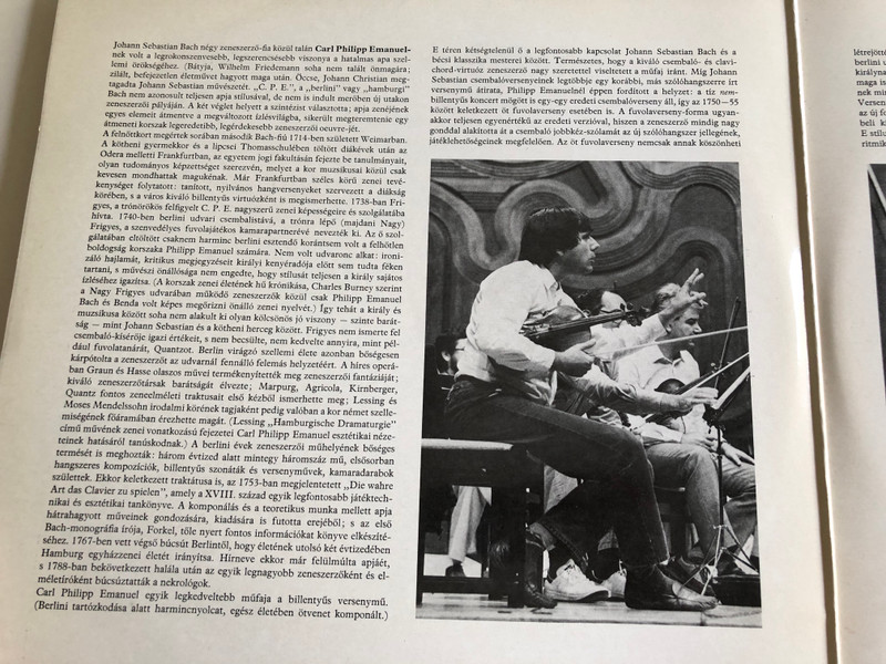 C.P.E. Bach - Öt fuvolaverseny / Jean-Pierre Rampal / Liszt Ferenc Chamber Orchestra / Conducted by Rolla János / Hungaroton 1988 / SLPD 12902-03 / Digital Stereo (SLPD12902-03)