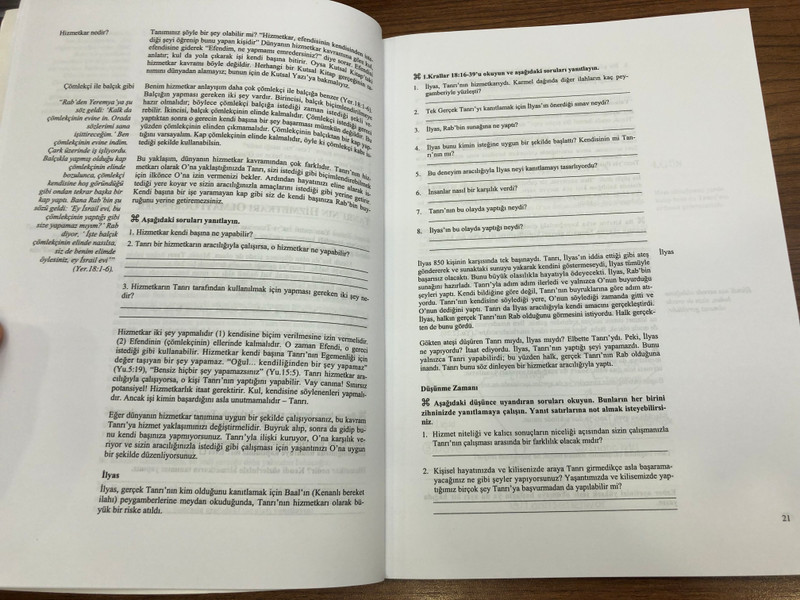  Tanri'yi Yaşamak - Tanri'nin Isteğini Bilmek Ve Uygulamak by Henry T. Blackaby, Claude V. King / Turkish translation of Experiencing God, Knowing and Doing the Will of God / Yeni Yaşam Yayinlari / Paperback 2000 (9758318160)